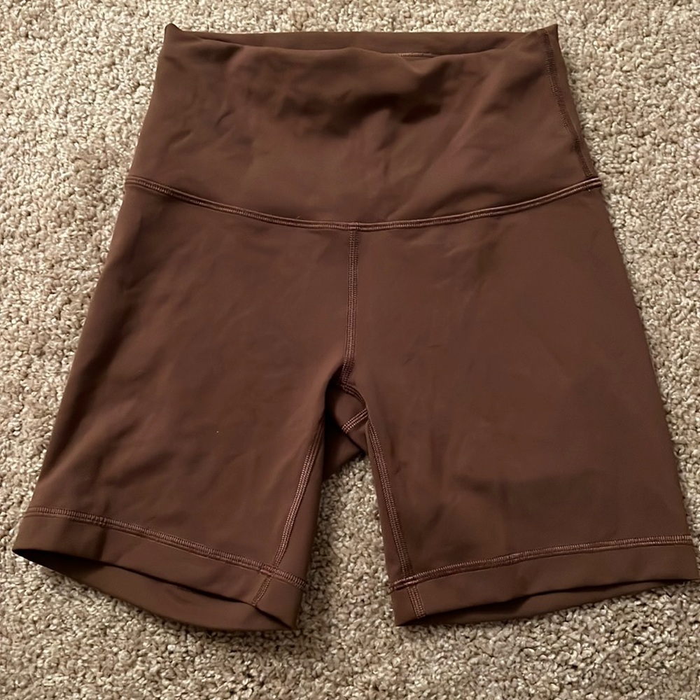 Lululemon 6 inch wonder under biker shorts
